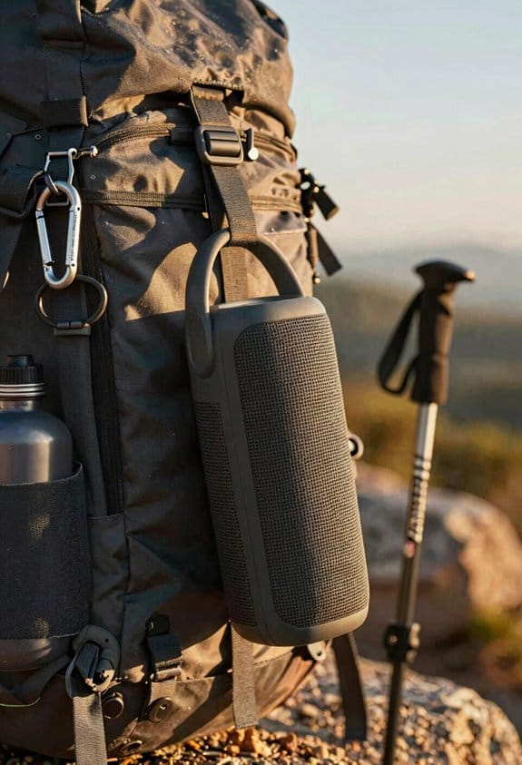 adjustable waterproof speaker transport