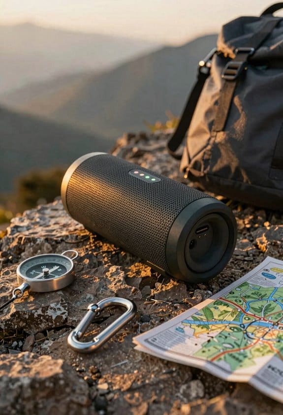 battery powered waterproof portable speaker