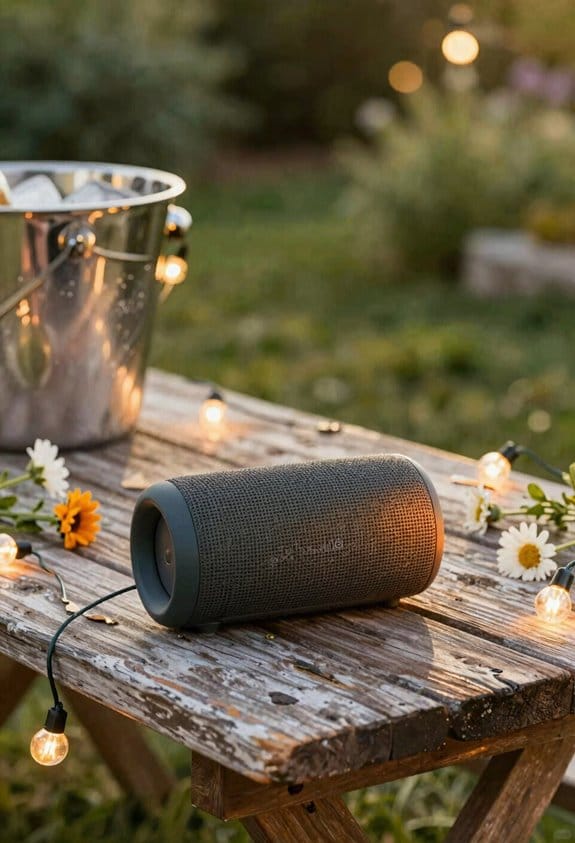 bluetooth 5 0 waterproof long battery speakers