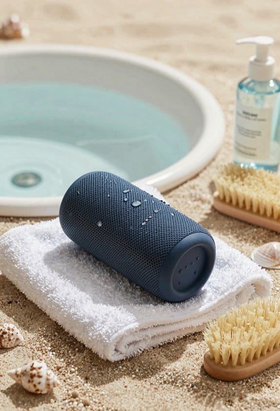 clean sand filled waterproof speaker