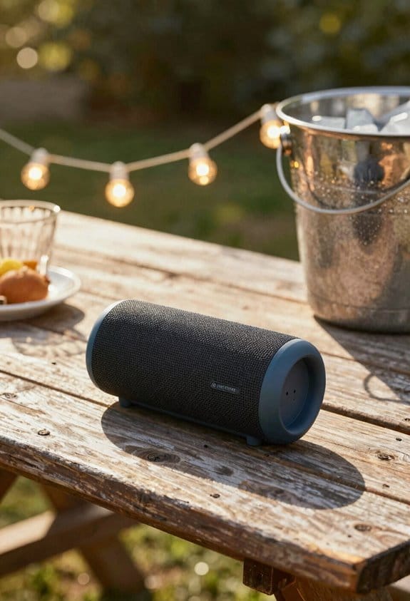 distortion free portable speaker clarity