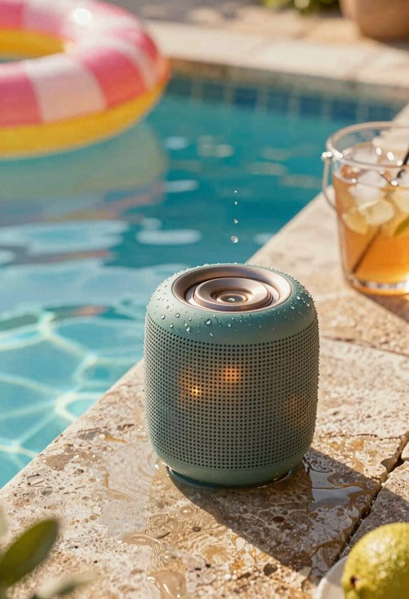 floating speaker loses bass
