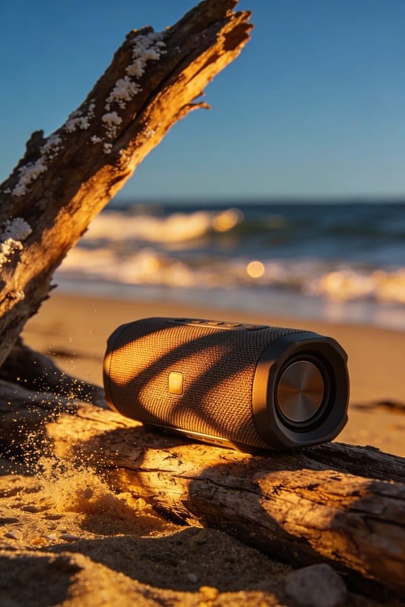 keeps speakers safe from debris