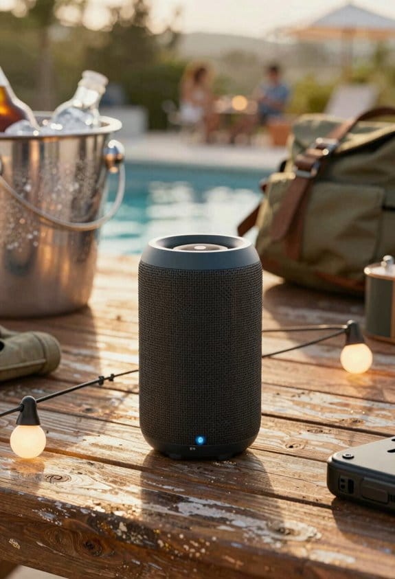 outdoor bluetooth wired integration
