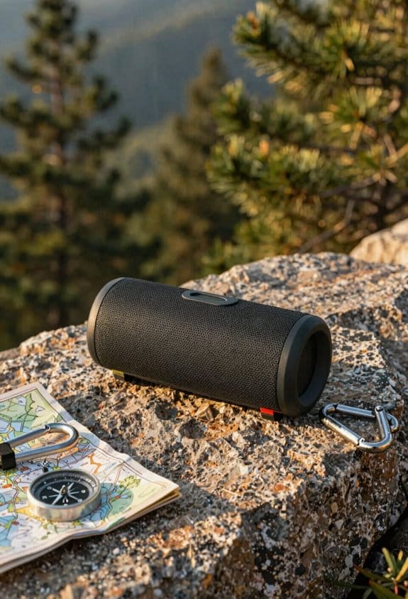 place speaker on solid surface