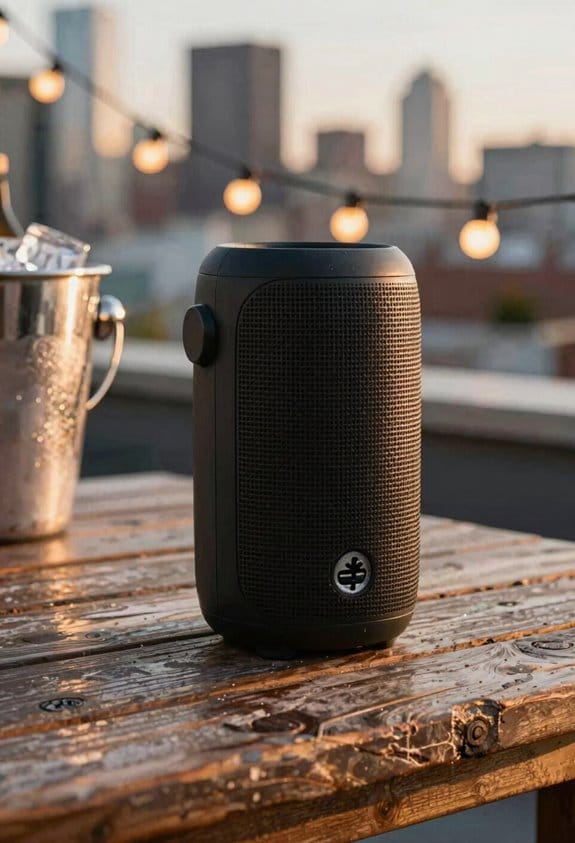 portable speaker wall boosted bass