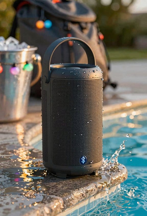 rugged ip68 drop resistant speaker