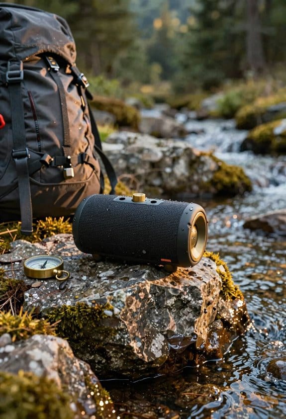 rugged waterproof floating speaker