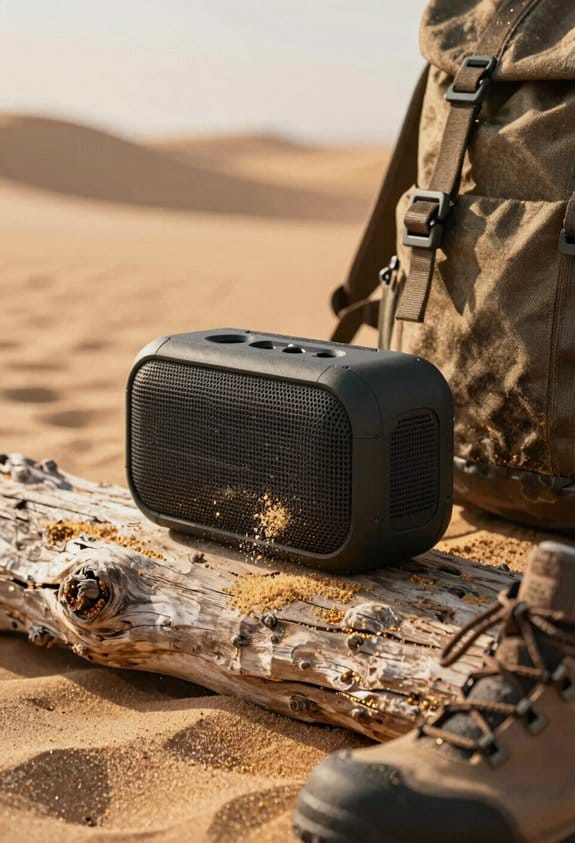 sand tight waterproof speaker design