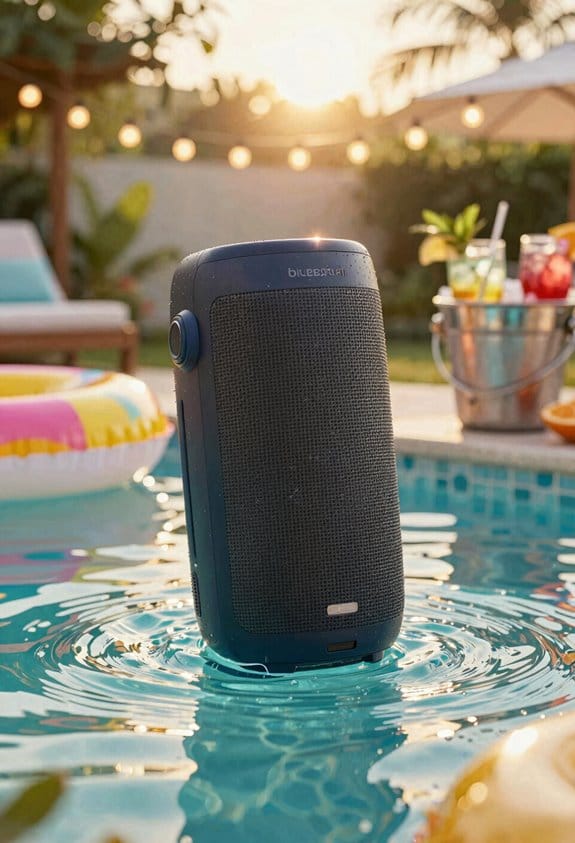 waterproof 360 floating speakers