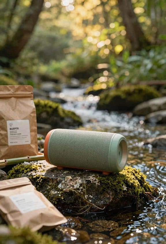 waterproof eco friendly bluetooth speakers